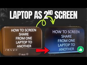 How to Use a Laptop as a Second Screen in Minutes for less than $20