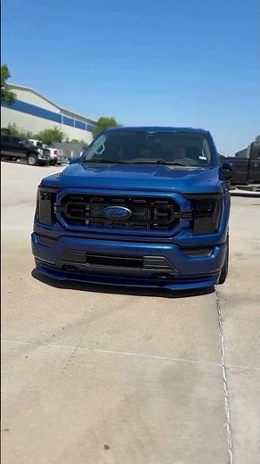 Cammed & Boosted Ford F150 5.0 on Slicks 🤯 #cammedtrucks #droppedtrucks #ford #fordf150 #f150