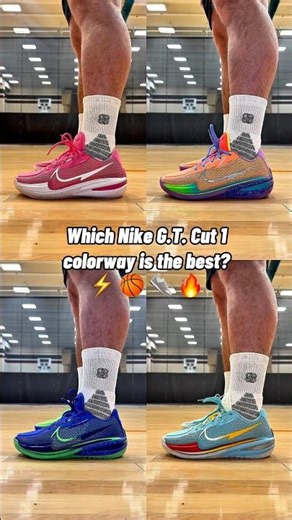 Which Nike GT Cut 1 colorway is the best? 🏆 Four options — drop A, B, C, or D #Nike365