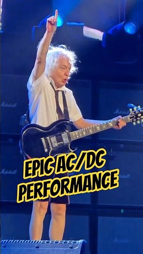 AC/DC deliver raw power as Shoot To Thrill takes over the stadium ⚡ #ACDC #Live #shoottothrill