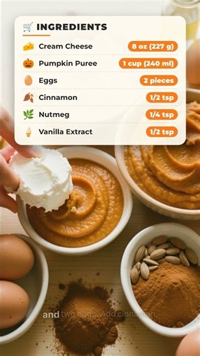 3-Ingredient Crustless Pumpkin Basque Cheesecake #Shorts