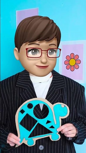 Learn Shapes the Fun Way 🎲✨ DIY Sorting Game for Kids #learning #diy