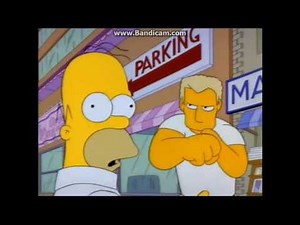 The Simpsons with Street Fighter 2 Intro