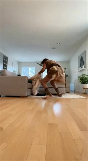 Caveman Meets a Robot Vacuum for the First Time… Thinks It’s a Pet | EPP Multiverse