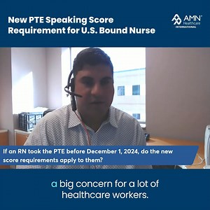 Effective December 1, 2024, CGFNS changed the PTE Academic English exam score requirements for international nurses! Learn about the PTE changes from Mukul Bakshi, CGFNS Chief of Strategy and Government Affairs. https://conneticsusa.com/pte-changes-with-the-cgfns​ The IELTS and TOEFL exams have not changed their scoring practices for international nurses for many years. Make sure that your English exam results are valid throughout your journey to the USA! This is why we highly encourage all cand