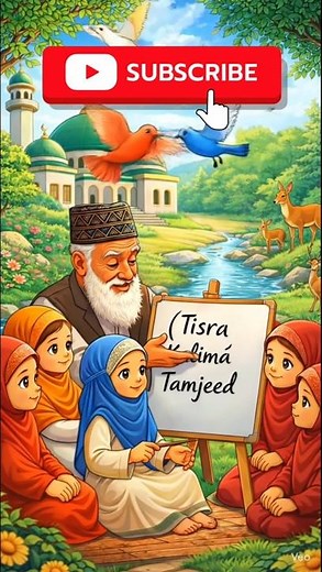 Teesra Kalma Tamjeed with Meaning | 3rd Kalima | Islamic Kids Video