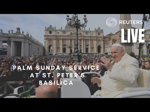 LIVE: Palm Sunday service at St. Peter's Basilica
