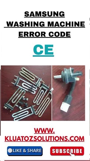 CE error samsung washing machine repair