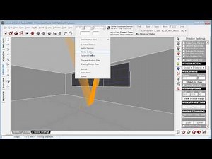 Visualizing Light Rays in Ecotect for Qualitative Solar Analysis