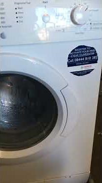 Bosch VarioPerfect Washing Machine Tripping Power