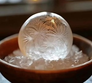 Frozen Bubble Recipe Ingredients: 1 cup hot water 2 tbsp powdered sugar (or regular sugar) 1 tbsp glycerin 1/2 tbsp corn syrup 5 tbsp dish soap Mason jar with lid Straws Measuring cups & spoons Directions: 1. Make the Bubble Solution: Start by pouring 1 cup of hot water into the Mason jar. 2. Add 2 tablespoons of powdered sugar (or regular sugar) to the hot water. Stir the mixture until the sugar is completely dissolved. 3. Next, mix in 1 tablespoon of glycerin and 1/2 tablespoon of corn syrup. 