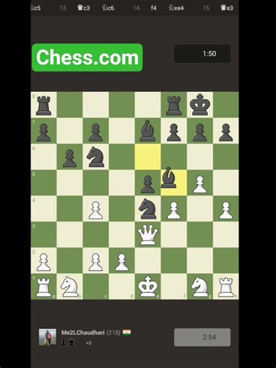 After losing the queen, nice comeback by player #chess #checkmate #puzzle #blunder