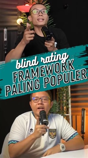 Sandhika Galih - Belajar Coding on Instagram: "Blind rating FRAMEWORK paling HITS!🧑‍💻 Ada yang overrated, ada yang underrated. Kira-kira jagoan kalian dapet rank berapa, atau malah ga ada di listnya? Coba komen dibawah👇🏻 #blindrating #coding #programming #bahasapemrograman #programer #developer"