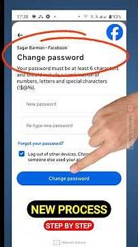 How To Change Facebook Password | Facebook Ka Password Kaise Change Kare #facabook #shortsvideo