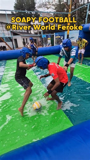 Beypore Live📣 on Instagram: "Soapy Football @riverworld__adventure__riding 🔥 #soapyfootball⚽ #beyporelive"