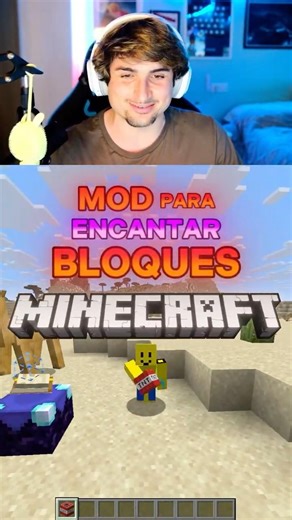 This mod lets you ENCHANT BLOCKS 🔥 #minecraft #shorts #viral