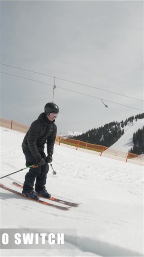 Box slide to switch, broken down the safe way. Start on flat ground to dial in your pop to 90, keep your shoulders neutral, and use your vision to ride away switch with control instead of coming off blind. This drill builds confidence and muscle memory before you take it to a box in the park. Save this one and try it on your next lap 🎿 | Ski Addiction