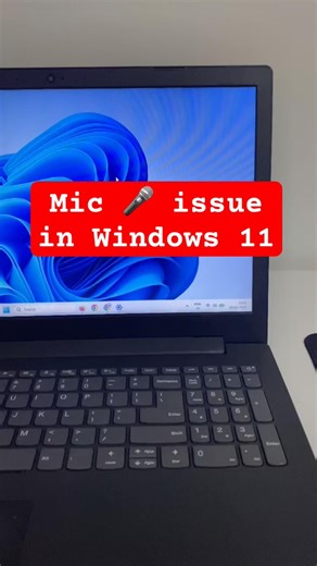 Mic Issue in Windows 11 | Microphone Test #windows11