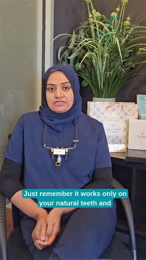 Coffee, tea, and smoking can stain teeth over time. Dr Amna explains how professional whitening may help brighten natural teeth. Crowns and bridges are not affected. Interested in seeing if professional whitening is right for you? Book a consultation with our team in Bendigo today. 🌐 https://claritydentalbendigo.com.au/ 📞 (03) 5441 4441 📧 info@claritydentalbendigo.com.au" *Disclaimer: Any surgical or invasive procedure carries risks. Before proceeding, you should seek a second opinion from an