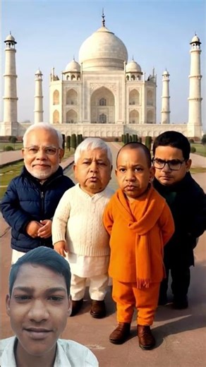 Funny Video: 🤣 Taj Mahal Trip Gone Funny | Modi, Yogi, Lalu & PK Ka Dhamaka 🔥