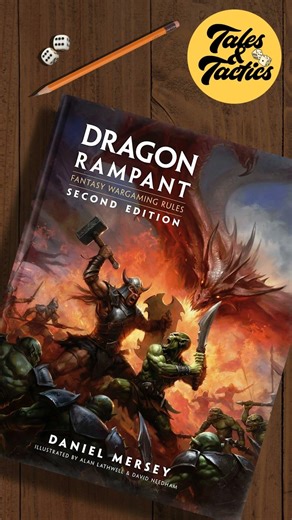 Osprey Games Dragon Rampant 2ed brings exciting and dynamic fantasy battles to the table! #wargame