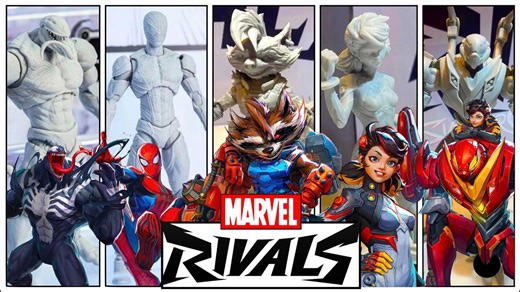 Marvel Rivals Wave 1 Figures | Taking Shape and First Look