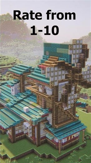 This Windmill Build is INSANE #minecraft #shorts