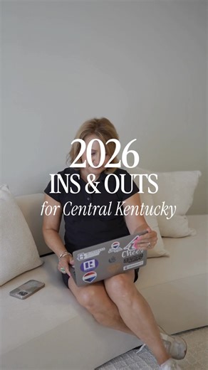 2026 INS & OUTS for Central Kentucky Real Estate IN: Local lenders who pick up the phone Pre-listing home prep (the ROI is real) Buying before selling with a plan Big yards and room to grow Working with a full-time, full-service agent Choosing community over just square footage OUT: “Zestimate” pricing strategies Listings without professional photography Waiting for “the perfect time” Getting lost on Zillow with no guidance Overpaying just to win the bid DIY-ing the biggest transaction of your l