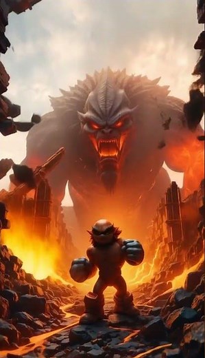 🔥 Knuckles Awakens Lava Titan | Epic Chaos Punch in Volcano Temple! 🌋