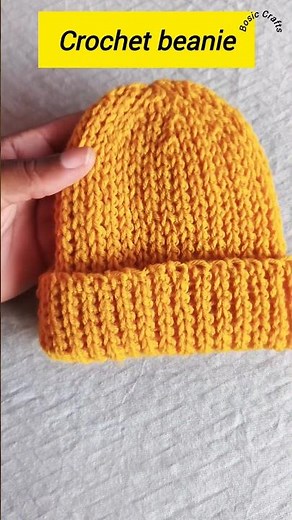 No more bunchy tops! Flawless 0-3 month baby beanie.
