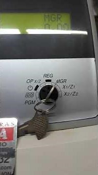 POSICIONES DE LA LLAVE EN REGISTRADORA SHARP