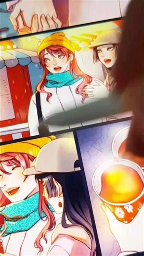 Drawing a page of my webtoon Yellow #art #webtoon #wlw #comics