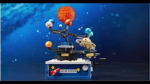 Solar System Building Sets with Light - Rotatable Space Exploration Building Toys with 9 Planets & Rocket Sets Science Astronomy Educational Gifts for Boys Girls Age 6+ Years Old Kids(775 PCS)