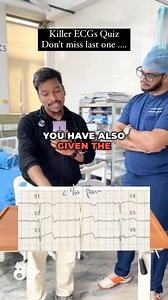 Never I repeat Never Miss This ECGs....... Killer ECG Quiz: Identifying Cardiac Conditions from ECG Patterns @dralok22 sir is AP in EMED And most importantly he is Close friend, My Senior and Guide !! In this video, two doctors, Dr. Vishal and Dr. Alok, analyze a series of ECG (electrocardiogram) patterns and discuss the underlying cardiac conditions they represent, including proximal LAD occlusion, inferior wall infarct, RV infarct, Brugada syndrome, and posterior wall MI. The video also covers