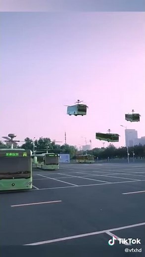 Flying Buses - Buses In The Future #4 🔮