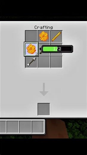 Minecraft me craft a lava rod #minecraft #mcpe #shorts