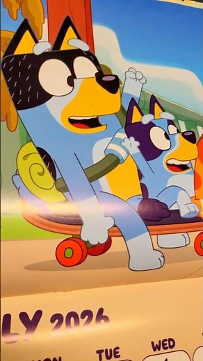 It’s July 2026 - Bluey Calendar
