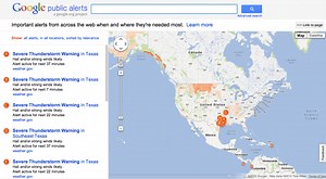 New 'Google Crisis Response' project issues public alerts through Google Maps
