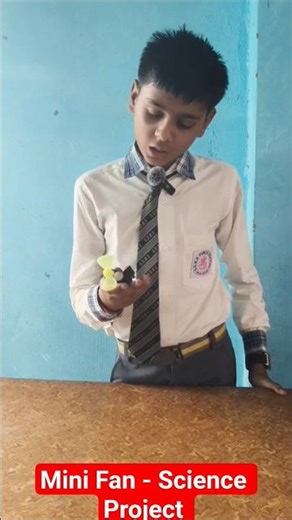 Mini Fan Science Project by Our Student 🌀⚡ | SDBS Public School