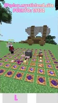 Regalando items en servidor de minecraft - MysticLand #minecraftjavaonandroid #minecraft #sorteo