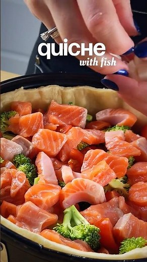 The Ultimate Savory Salmon Pie #dinnerideas #salmon
