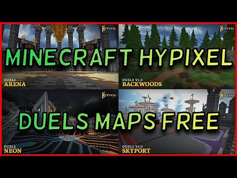 Minecraft Hypixel Duels Maps *FREE To Download* (No Adfly)