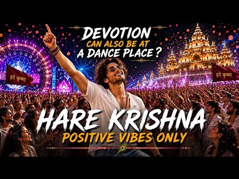 Can Devotion Be at a Dance Place? 💛 Hare Krishna Kirtan That Will Touch Your Soul #dance#krishna