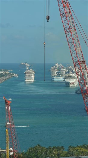 252K views · 3.6K reactions | Departures from the day PortMiami set the new record with 10 cruise ships in port on the same day! Feb 8 | The Cruise Spotter | Facebook