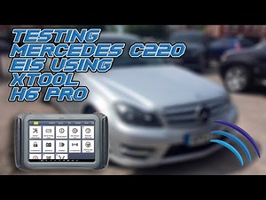 Testing EIS on 2013 Mercedes C220 Using XTool H6 Pro