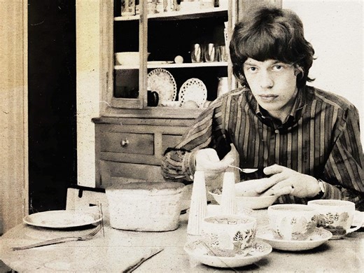 The frontman Mick Jagger studied every detail of