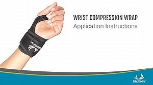 Watch BioSkin Wrist Compression Wrap - Application Instructions on Amazon Live
