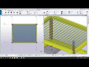 16. Tekla Structures Tutorials | Creating Slab Reinforcement Detailing in Tekla structures 2021
