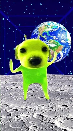 Dancing alien dawg