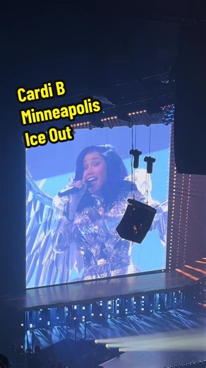 Cardi B Little Miss drama tour One thing I love about Cardi, is she gonna speak out on current events. We love you Cardi!!!! ❤️❤️❤️ @Cardi B #cardibtour #cardiblittlemissdramatour2026 #cardibminneapolis #cardiblittlemisstour #minneapolis
